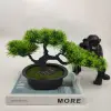 Mini artificial bonsai flowers, small potted plants, factory direct sales of artificial flower plants Application Scenario